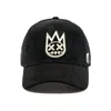 Cult Of Individuality Clean Logo Mesh Back Trucker Hat In Black
