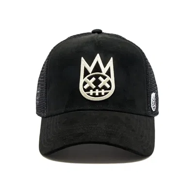 Cult Of Individuality Clean Logo Mesh Back Trucker Hat In Black