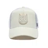 Cult Of Individuality Clean Logo Mesh Back Trucker Hat In White