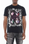 Cult Of Individuality Cotton Graphic T-shirt In Black