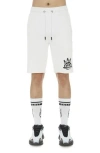 Cult Of Individuality Fleece Sweat Shorts In White