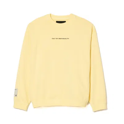 Cult Of Individuality Crew Neck Fleece In Black