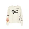 Cult Of Individuality Crew Neck Fleece In Graffiti