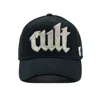 Cult Of Individuality Crystal Cult Script Logo Hat In Black