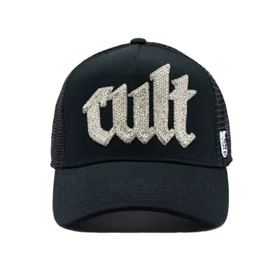Cult Of Individuality Crystal Cult Script Logo Hat In Black