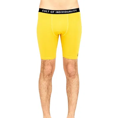 Cult Of Individuality Cult Briefs 2 Pack "cassetts" In Yellow