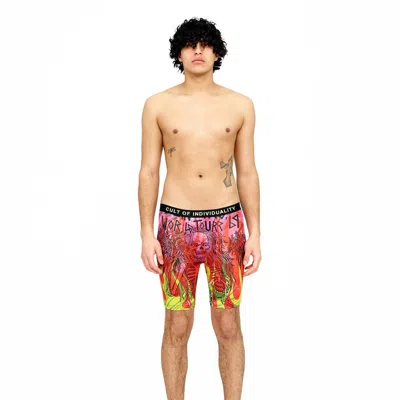 Cult Of Individuality Cult Briefs 2 Pack "fallen Angels" Print/saftey In Red