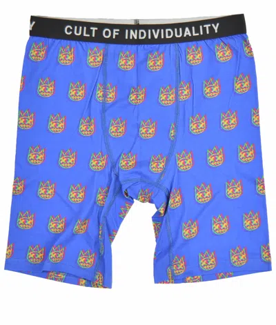 Cult Of Individuality Cult Briefs "logo" In Baby / Cobalt In Multi