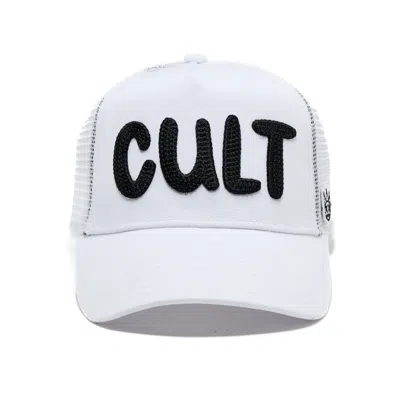 Cult Of Individuality Cult Chain Logo Hat In White