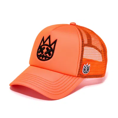 Cult Of Individuality Cult's Clean Shimuchan Logo Mesh Back Trucker Hat In Coral