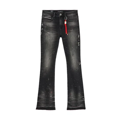 Cult Of Individuality Cult's Lenny Bootcut 603 Jeans In Licorice In Black