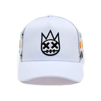 Cult Of Individuality Cult Logo Pattern Hat In White