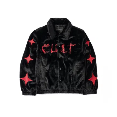 Cult Of Individuality Cult's Polar Fleece Jacket In Black