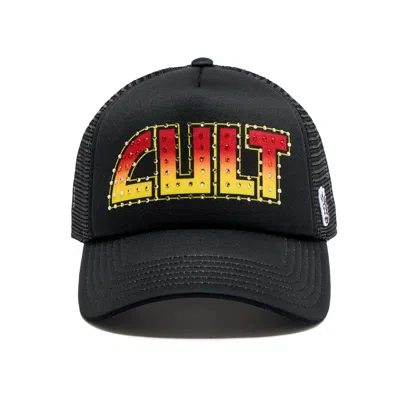Cult Of Individuality Cult Rock Logo Hat In Black