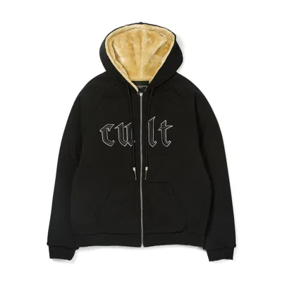 Cult Of Individuality Cult's Zip Hooded Sweatshirt In Black