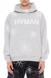 Cult Of Individuality Embellished Graphic Sweatshirt In Heather Gray