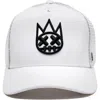 Cult Of Individuality Embroidered Logo Trucker Hat In White