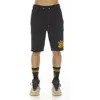 Cult Of Individuality French Terry Drawstring Shorts In Black