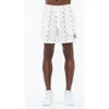 Cult Of Individuality Geo Print Mesh Shorts In Cult Repeat Patt Whi