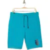 Cult Of Individuality Graphic Cotton Sweat Shorts