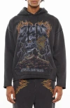 Cult Of Individuality Graphic Hoodie Sweatshirt In Gray