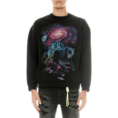 Cult Of Individuality Graphic Sweatshirt In Pirate Black
