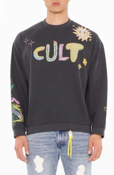 Cult Of Individuality Graphic Sweatshirt In Steel