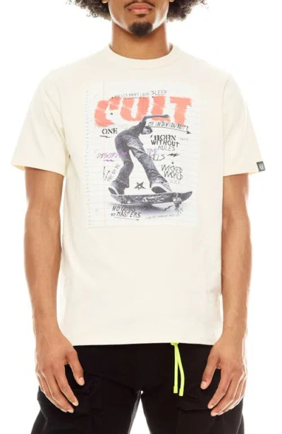 Cult Of Individuality Graphic T-shirt In Winter White