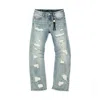 Cult Of Individuality Grunge Baggy 607 Jeans In Blue