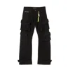 Cult Of Individuality Grunge Baggy Cargo Jeans In Black