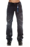 Cult Of Individuality Hagen Relaxed Ripped Baggy Jeans In Sapphire
