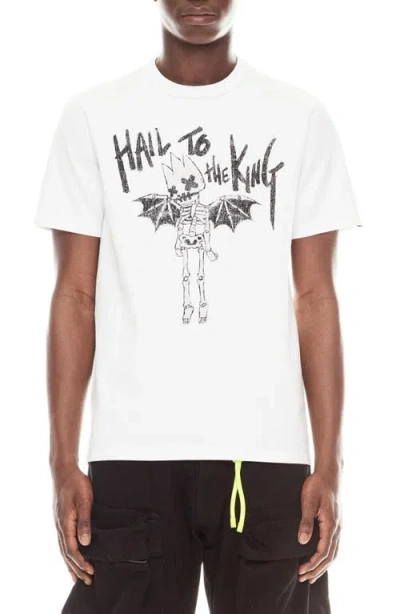 Cult Of Individuality 'hail To The King' Graphic T-shirt In White