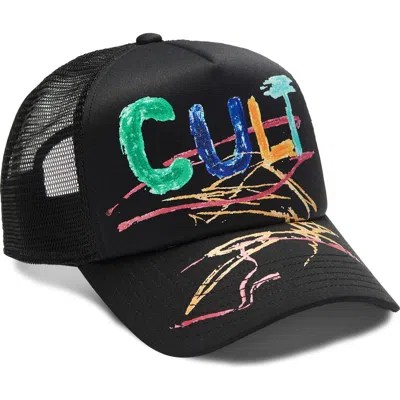 CULT OF INDIVIDUALITY CULT OF INDIVIDUALITY HAND DRAWN LOGO TRUCKER HAT