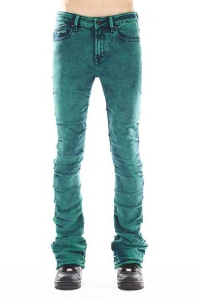 CULT OF INDIVIDUALITY CULT OF INDIVIDUALITY HIPSTER NOMAD STACKED BOOTCUT JEANS