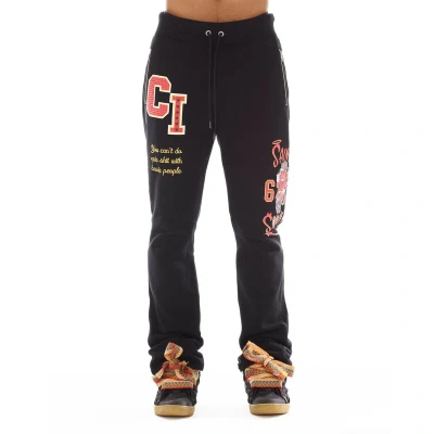 Cult Of Individuality Hipster Sweatpants "varsity" In Black
