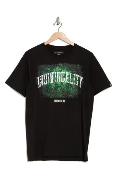 Cult Of Individuality Individuality Cotton Graphic T-shirt In Black