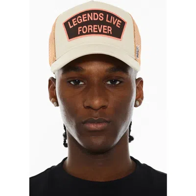 Cult Of Individuality Legends Mesh Back Trucker Hat In White