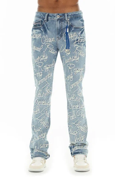 Cult Of Individuality Lenny 603 Bootcut Jeans In Blue