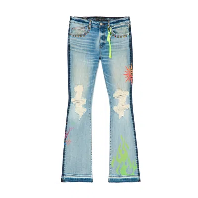 Cult Of Individuality Lenny Bootcut 603 Jeans In Blue