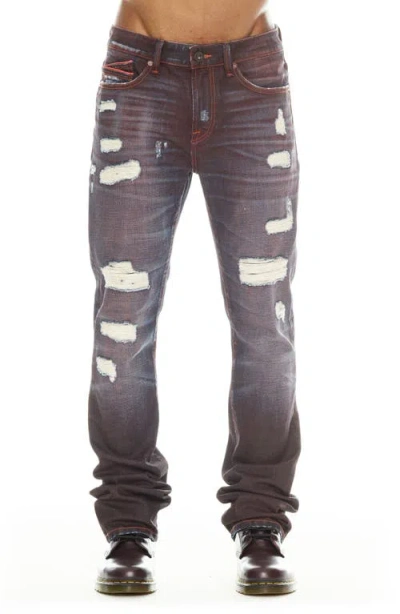 Cult Of Individuality Lenny Bootcut Jeans In Brick