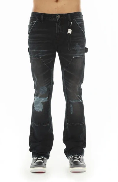 Cult Of Individuality Lenny Carpenter Bootcut Jeans In Gray