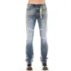 Cult Of Individuality Lenny Ripped Bootcut Jeans In Damian