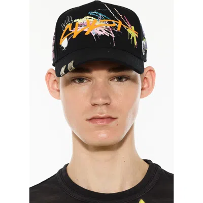 Cult Of Individuality Logo Graphic Trucker Hat In Black