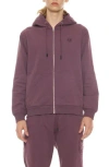 Cult Of Individuality Zip Hoody In Grape Compote In Grape Compote