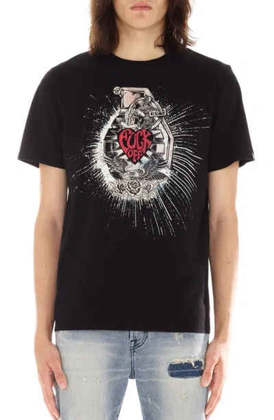 Cult Of Individuality Love Hurts Graphic T-shirt In Black