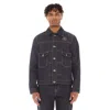 Cult Of Individuality Lucky Bastard Classic Denim Jacket In Raw In Black