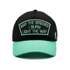 Cult Of Individuality May The Bridges I Burn Mesh Back Trucker Hat In Black