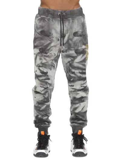 Cult Of Individuality Men's Abstract Joggers In Charcoal