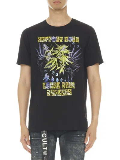 Cult Of Individuality Men's Crewneck Graphic Tee In Black