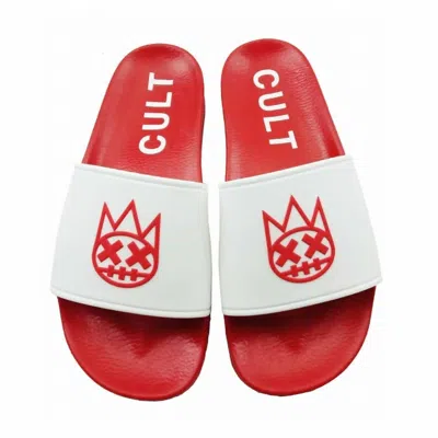 Cult Of Individuality Slide Sandal With Socks In Red